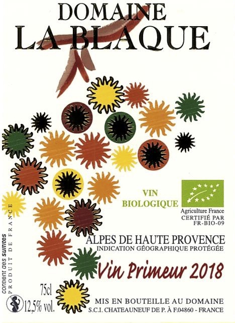 VIN PRIMEUR 2018